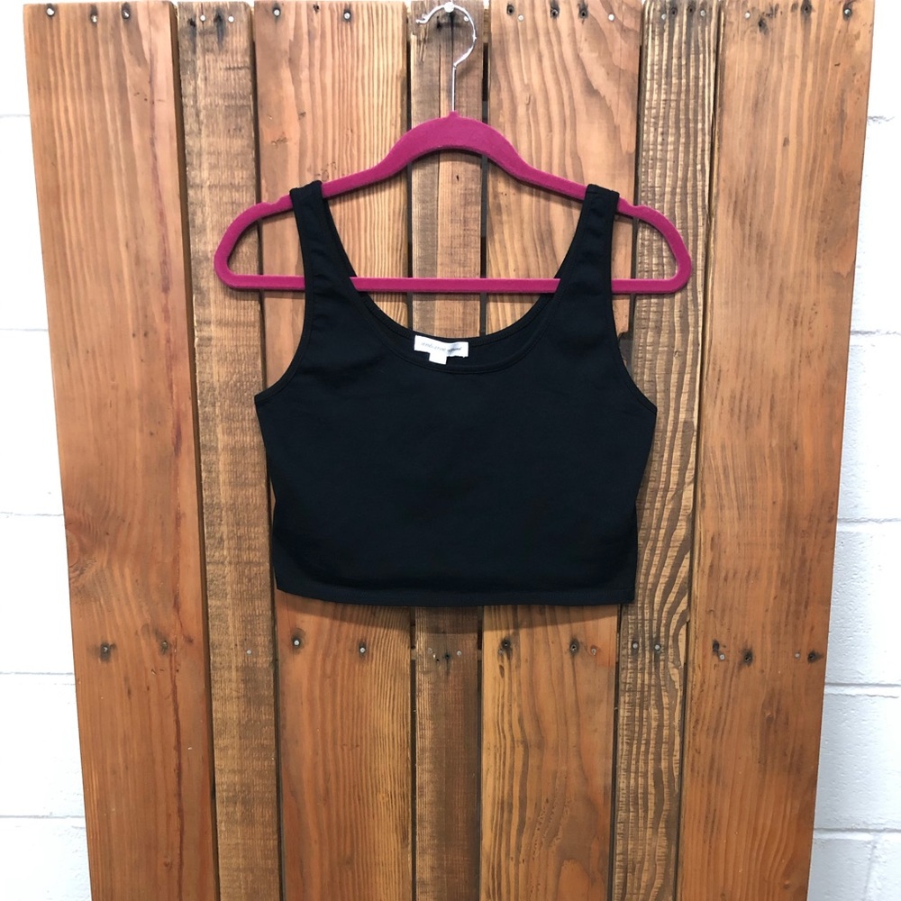 NWT Wet Seal size large black crop top - Picture 1 of 4